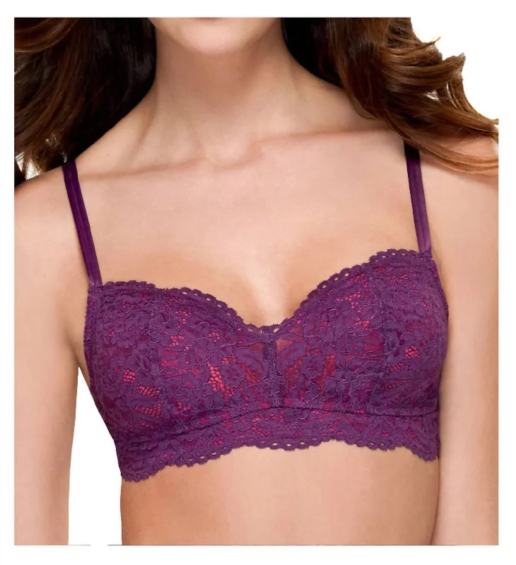 Elegant French Lace Lingerie for WomenElegant French Lace Lingerie for WomenWomen's maternity bras with adjustable strapsCiao Bella Bralette In Wine Berry