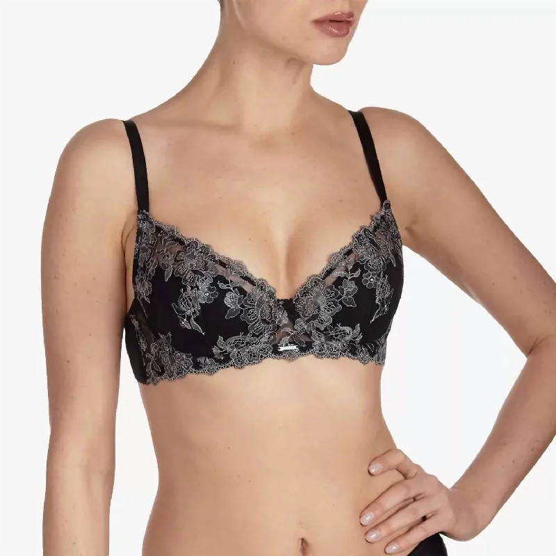 Breathable Bamboo Lingerie for WomenBreathable Bamboo Lingerie for WomenSensual Bra In Black