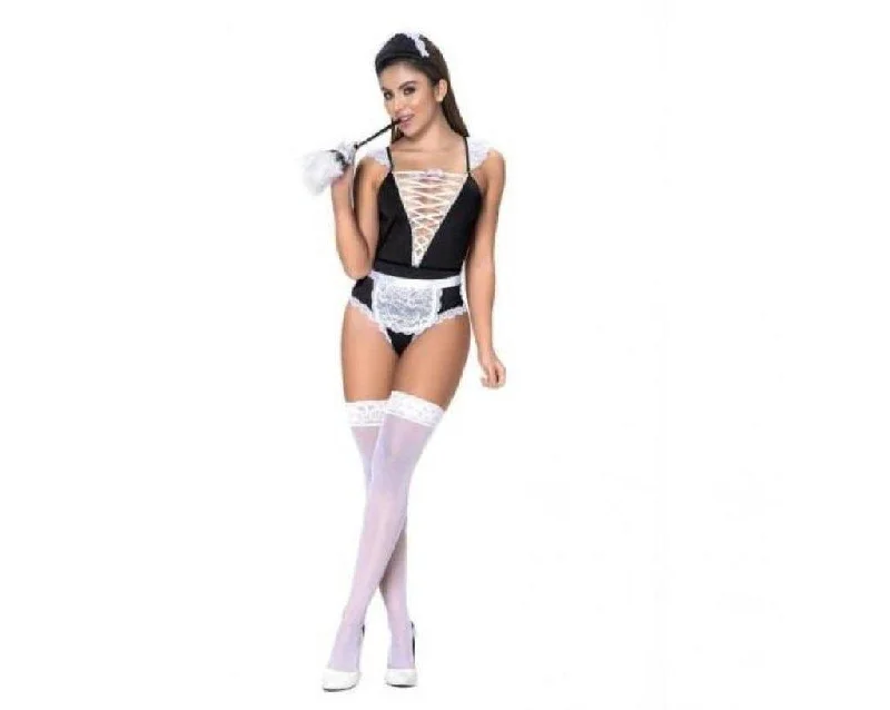 Women's Lingerie with Soft Cup BrasFrench Maid 3 Pc Set