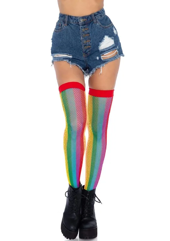 Here are 50 long-tail keywords for "Women's Tights":Rainbow Fishnet Thigh Highs - One Size - Multicolor