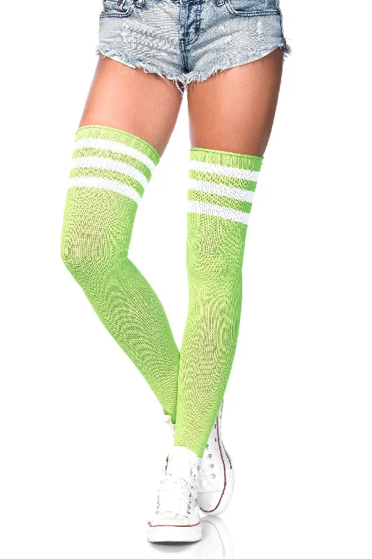 Tights with Back Seam for WomenAthletic Thigh High Stockings