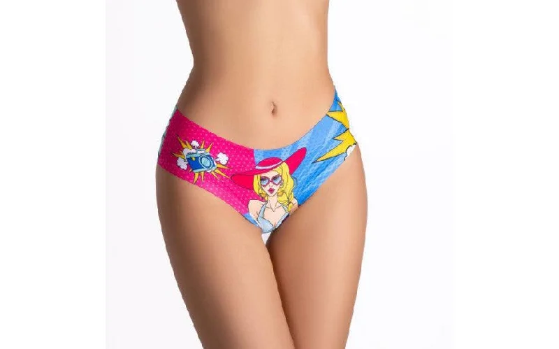 Women's Lingerie with Thigh-High StockingsComics Beach Girl Slip