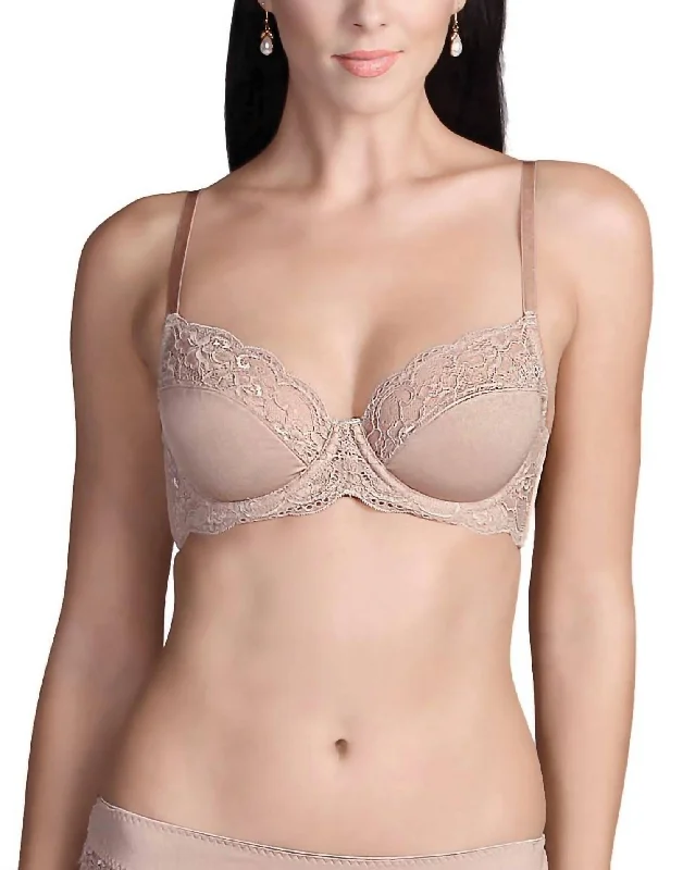 Nude Color Lingerie for WomenNude Color Lingerie for WomenWomen's bras with a lift and separate functionNicole Wire Bra In Nude