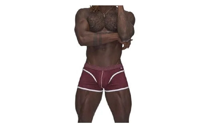 Women's Maternity LingerieMale Power Sport Mesh Mini Short Burgundy