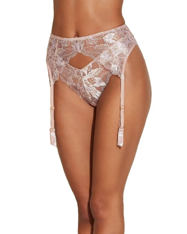Boudoir Photography Lingerie for WomenParadiso Women's Garter Belt Parad4141 In Mandorla