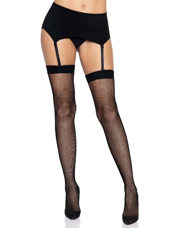 Tights for Dance PerformancesMicro Net Butterfly Backseam Thigh High - One Size - Black