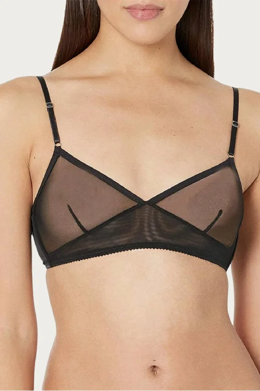 Affordable Lingerie for WomenAffordable Lingerie for WomenWhisper Retro Bralette In Black
