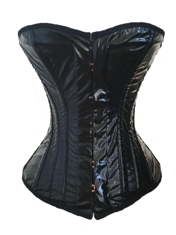 Neoprene corsets for a stretchy and form - fitting styleClassic Overbust Corset in PVC Neoprene corsets for a stretchy and form - fitting styleClassic Overbust Corset in PVC