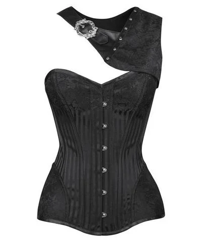 Sports - influenced bustiers with mesh panelsLera Black Brocade Gothic Corset with Bolero Sports - influenced bustiers with mesh panelsLera Black Brocade Gothic Corset with Bolero