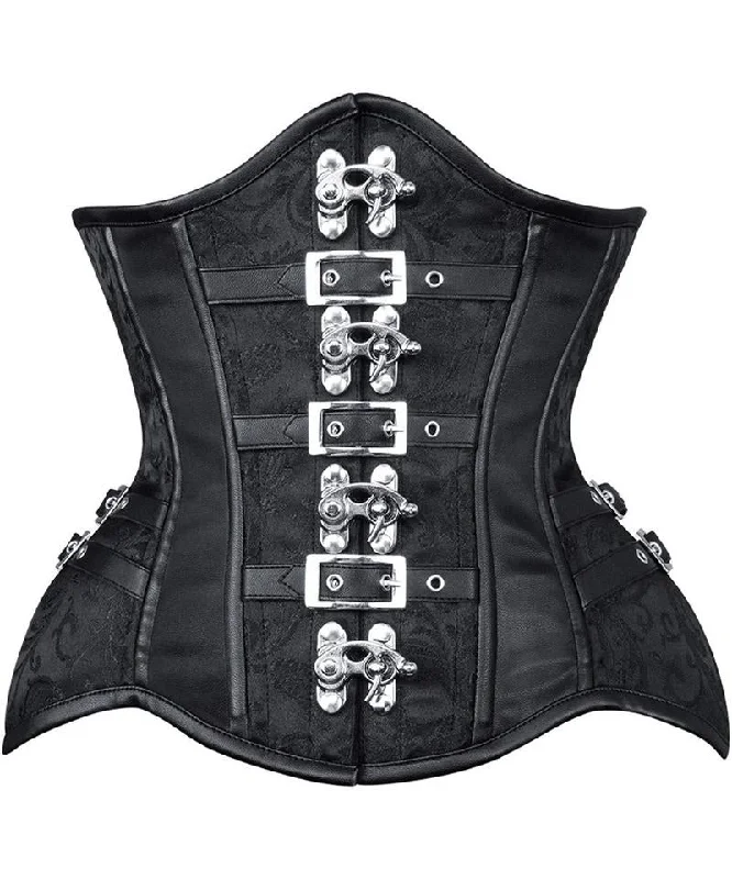 Multicolored bustiers with a vibrant and playful designRimon New Curvy Brocade Waist Trainer with Buckle Multicolored bustiers with a vibrant and playful designRimon New Curvy Brocade Waist Trainer with Buckle