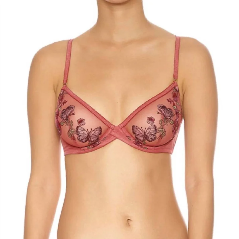 Women's Corset Style LingerieWomen's Corset Style LingerieButterflies Bra In Bittersweet