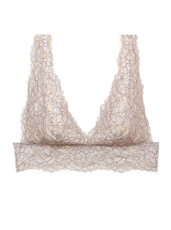 Breathable Bamboo Lingerie for WomenBreathable Bamboo Lingerie for WomenPret-A-Porter Longline Bralette In Rose Dawn/pink Passion