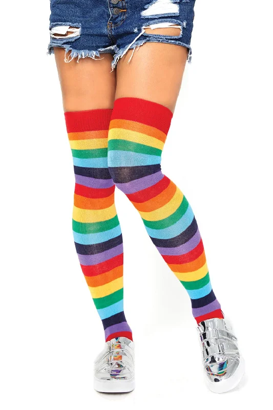 Here are 50 long-tail keywords for "Women's Tights":Rainbow Thigh High Socks