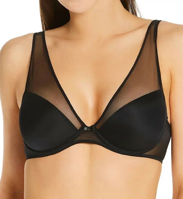 Lingerie for Women Over 50Lingerie for Women Over 50Camille Plunge Bra In Black
