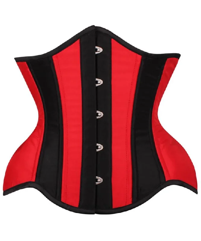 Lace - covered corsets for a feminine touchNevadaa Curvy Red and Black Waist Training Corset Lace - covered corsets for a feminine touchNevadaa Curvy Red and Black Waist Training Corset