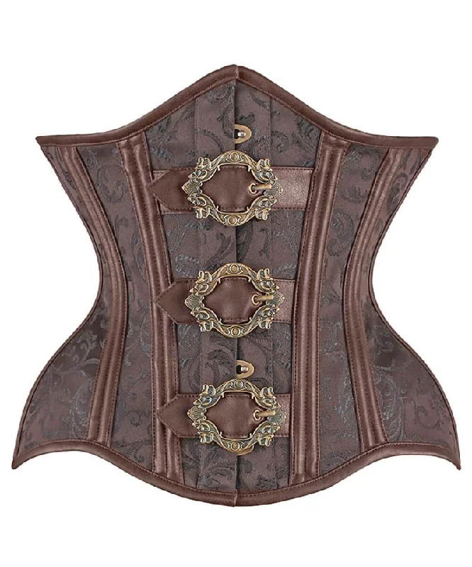 Anti - chafe bustiers for comfortable movementClaudien New Curvy Waist Trainer with Buckle at Front Anti - chafe bustiers for comfortable movementClaudien New Curvy Waist Trainer with Buckle at Front