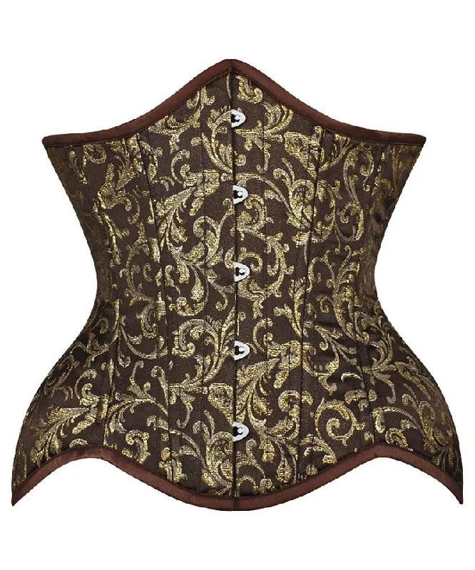 Striped corsets for a preppy and nautical vibeDanel Curvy Gold Waist Training Corset Striped corsets for a preppy and nautical vibeDanel Curvy Gold Waist Training Corset