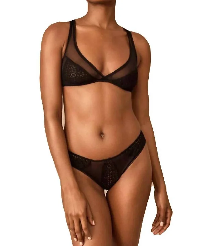 Women's Tummy Control LingerieWomen's Tummy Control LingerieLuna Lace Bralette In Khol