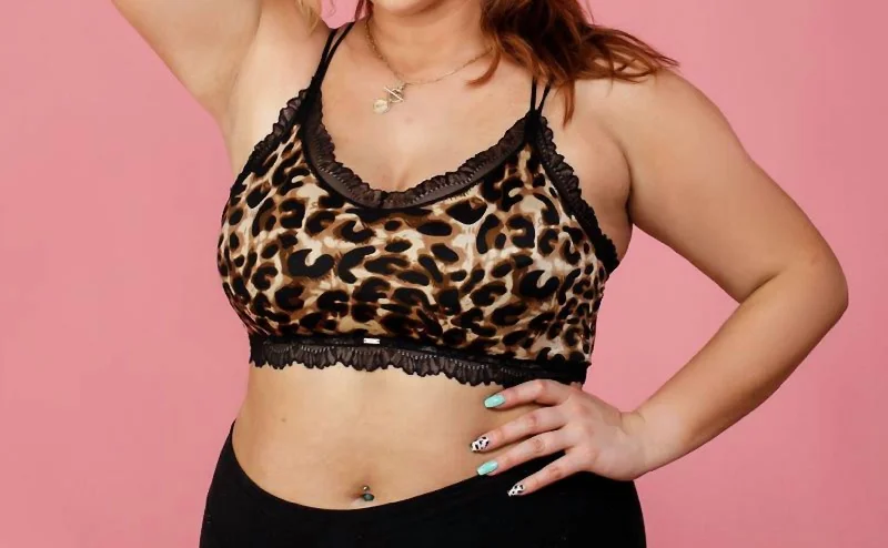 Affordable Lingerie for WomenAffordable Lingerie for WomenWomen's bras crafted from stretchy spandexOriginal Bralette In Leopard