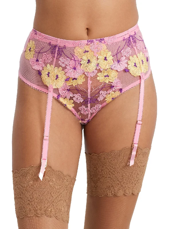 Women's Lace Push-Up BrasPlayful Promises Women's Luna Picot Elastic Garter Belt
