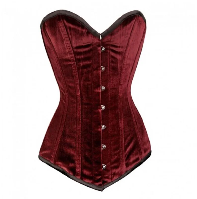 Victorian - era corsets with intricate boning detailsRubio Longline Overbust Corset