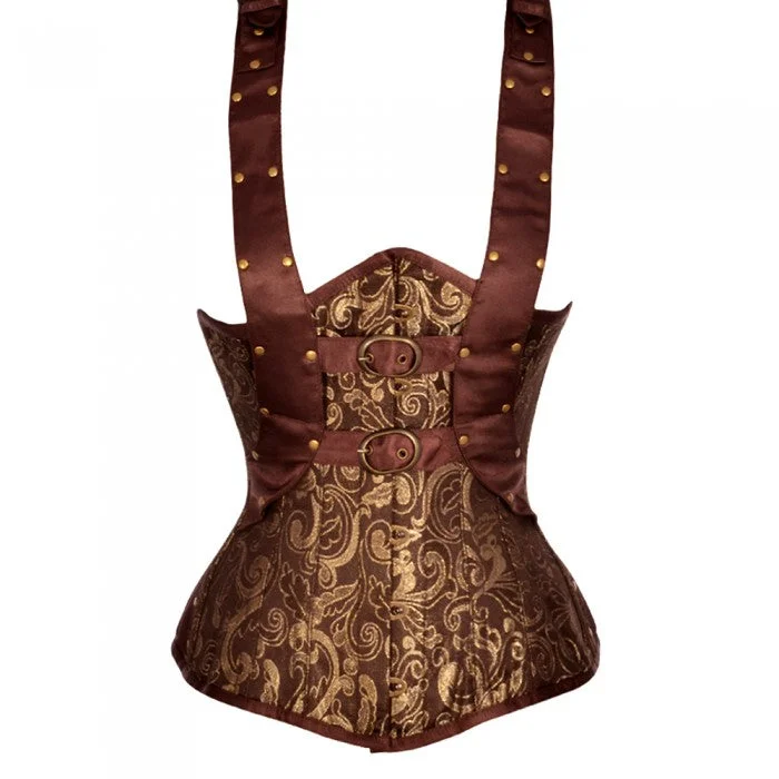 Vintage - style women's bustiers with lace and bowsAndriani Custom Made Corset
