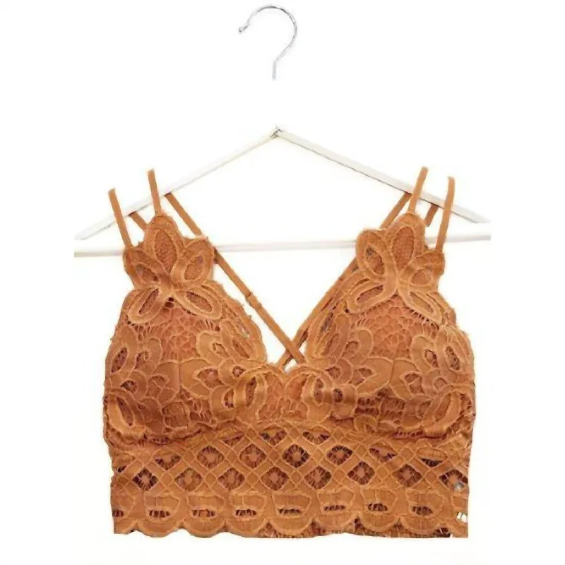 Lingerie for Women Over 50Lingerie for Women Over 50Women's bras with a cooling fabricWomen's Desert Sunrise Lace Bralette In Hazel