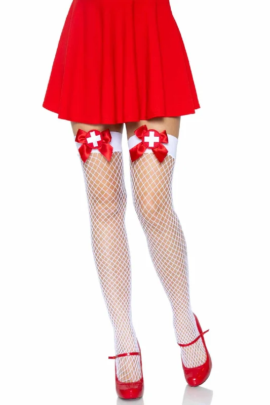 Embellished Tights for WomenIndustrial Net Thigh Highs