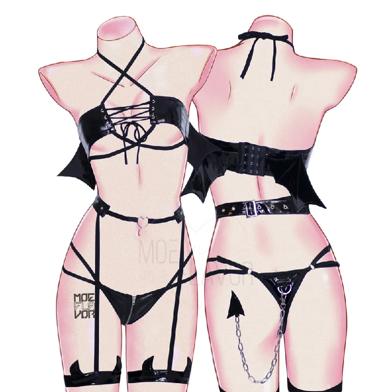 Full Coverage Lingerie for WomenHell Rider Succubus Lingerie