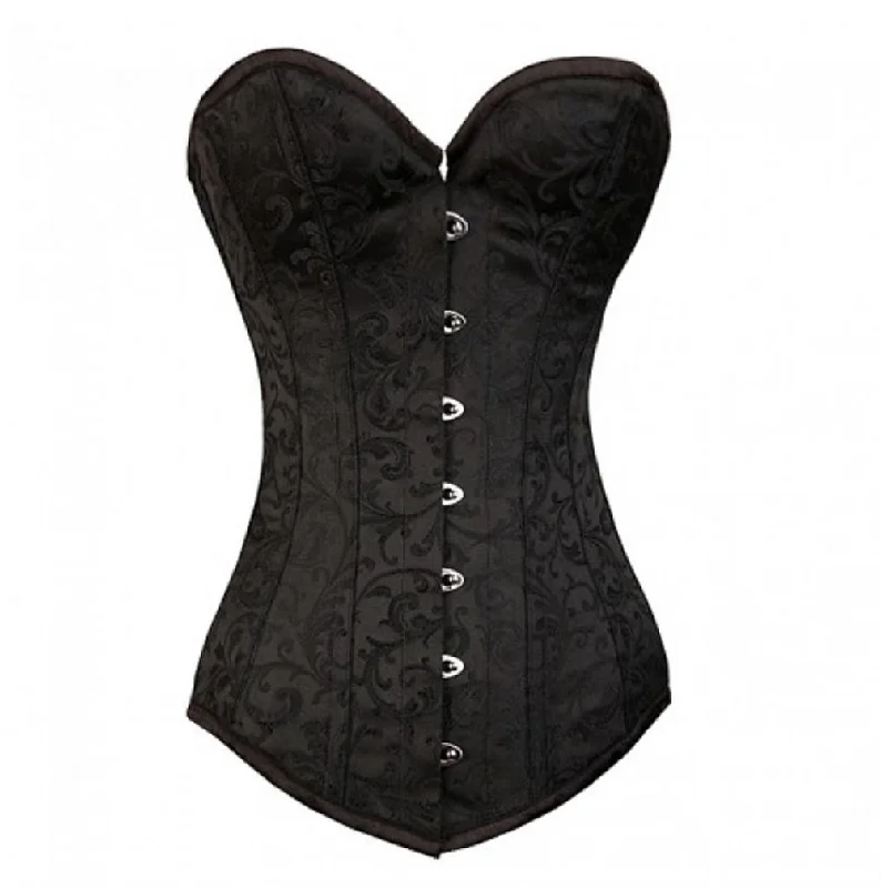 Polka - dot bustiers for a fun and retro appearanceGil Longline Overbust Corset