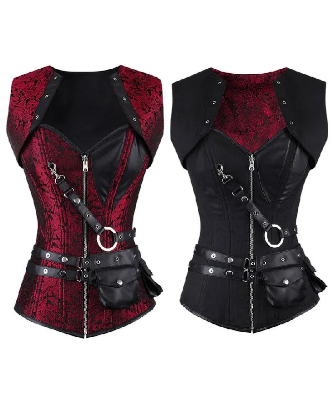 Velvet bustiers for a soft and plush feelJo Reversible Corset