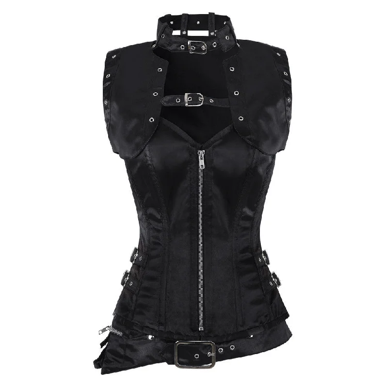 Floral - patterned corsets for a romantic and spring - like feelBrooks Steampunk Overbust Corset