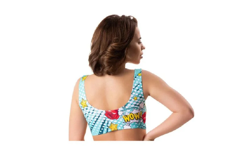 Seamless Lingerie for WomenComics Like Crop Top