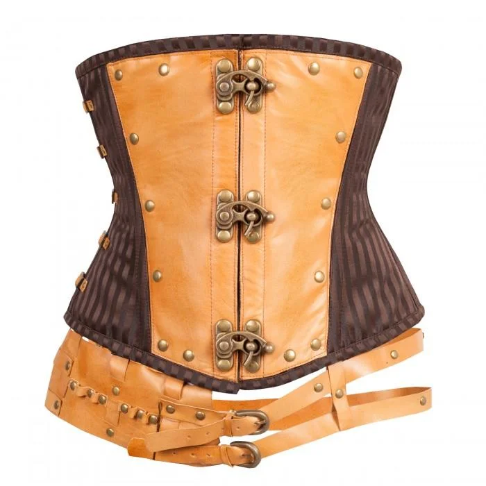 Striped corsets for a preppy and nautical vibeFowles Custom Made Corset