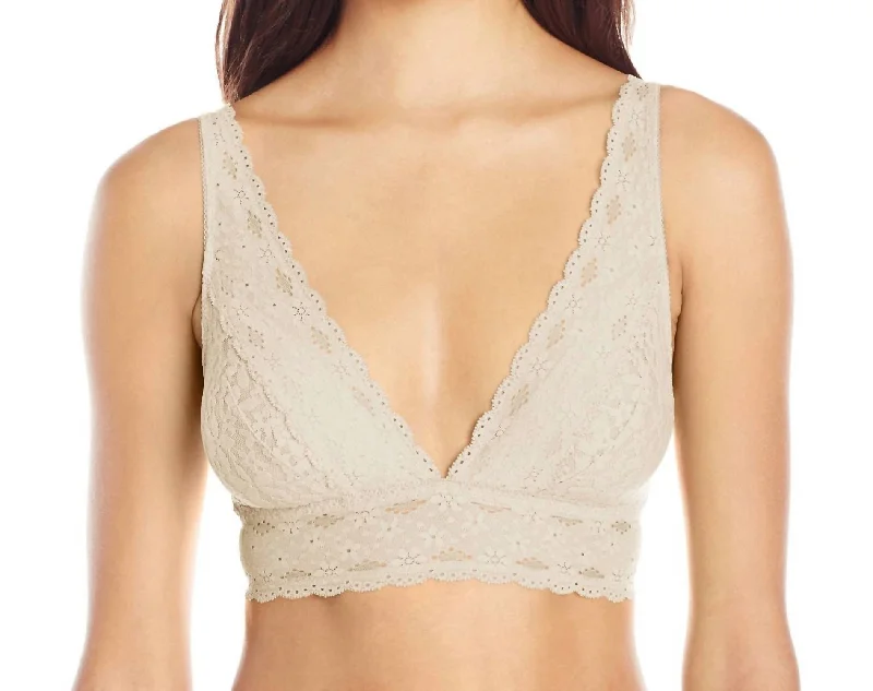 Boho Chic Lingerie for WomenBoho Chic Lingerie for WomenWomen's geometric - patterned brasHalo Lace Soft Cup Bralette Bra In Morning Glory