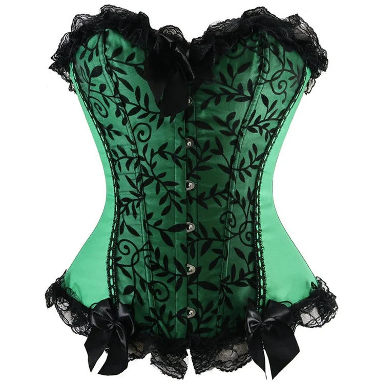 Breathable corsets for all - day wearGreen Poisoned Corset