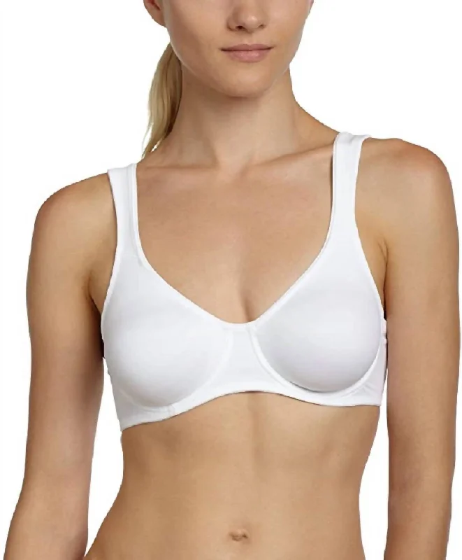 Women's Everyday Wear LingerieWomen's Everyday Wear LingerieRosa Faia Twin Seamless Comfort Underwire Bra In White