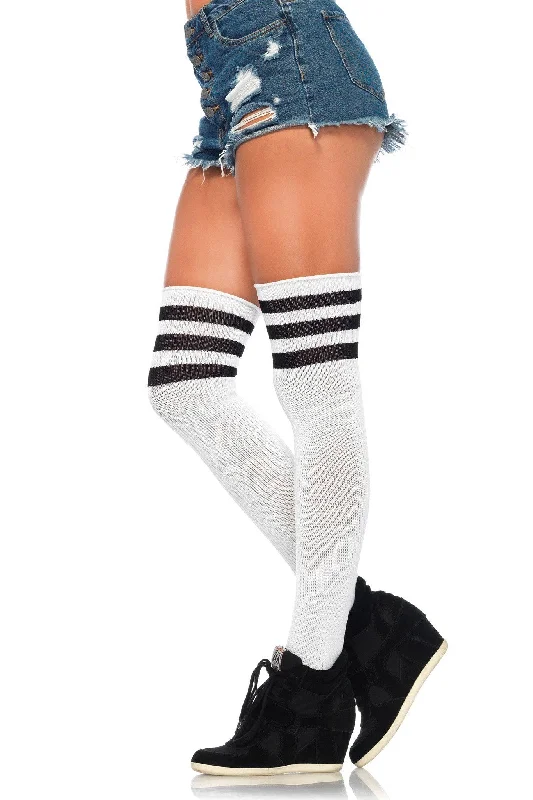 Women's Opaque TightsAthletic Thigh High Stockings