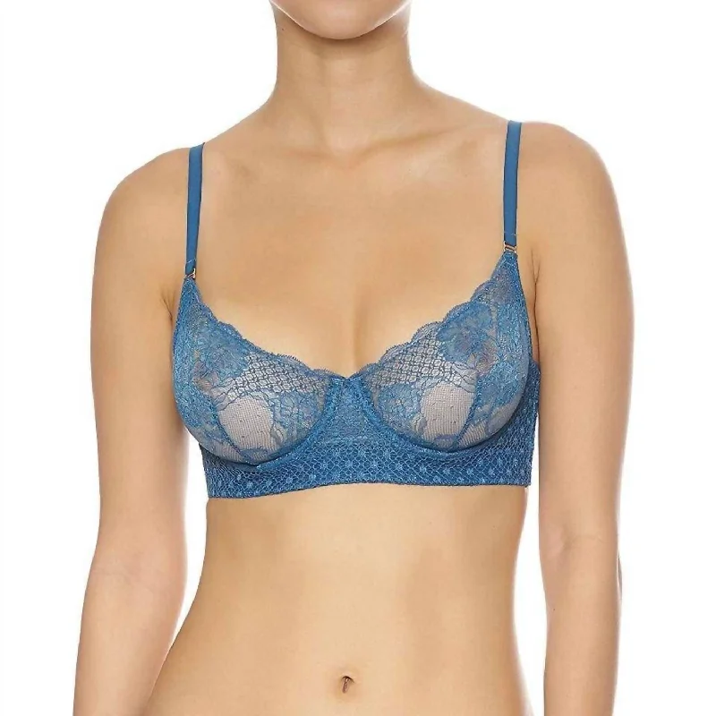 Lingerie with Adjustable Straps for WomenLingerie with Adjustable Straps for WomenCapri Underwire Bra In Teal