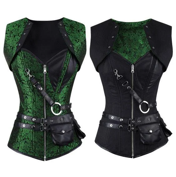Compression bustiers for a slimming effectMirka Gothic Overbust Reversible Corset