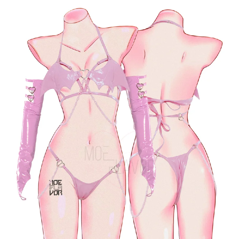 Eco-Friendly Organic Lingerie for WomenPastel Succubus