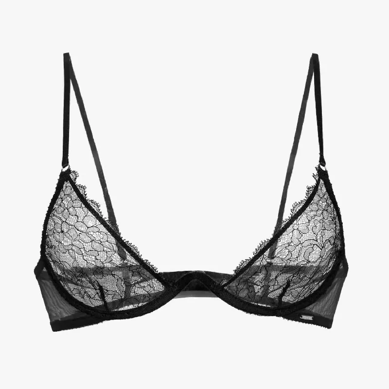 Plus Size Lace Lingerie for WomenPlus Size Lace Lingerie for WomenJoli Plunge Bra In Black