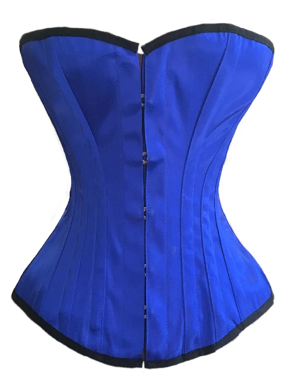 Moisture - wicking corsets for active lifestylesClassic Overbust Corset in Royal Blue Satin Moisture - wicking corsets for active lifestylesClassic Overbust Corset in Royal Blue Satin