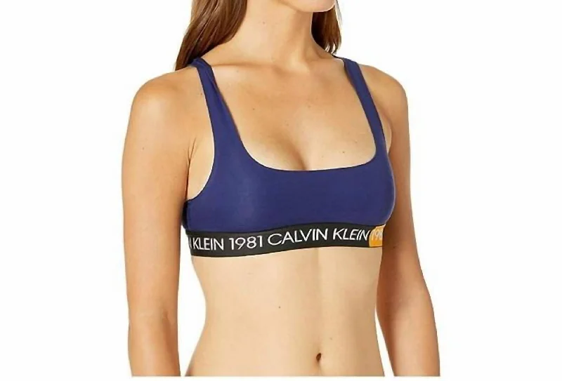 Sensual Lingerie for Women's Night OutSensual Lingerie for Women's Night OutWomen's Calvin Klein bras for different cup sizes1981 Bold Unlined Bralette In Purple Night