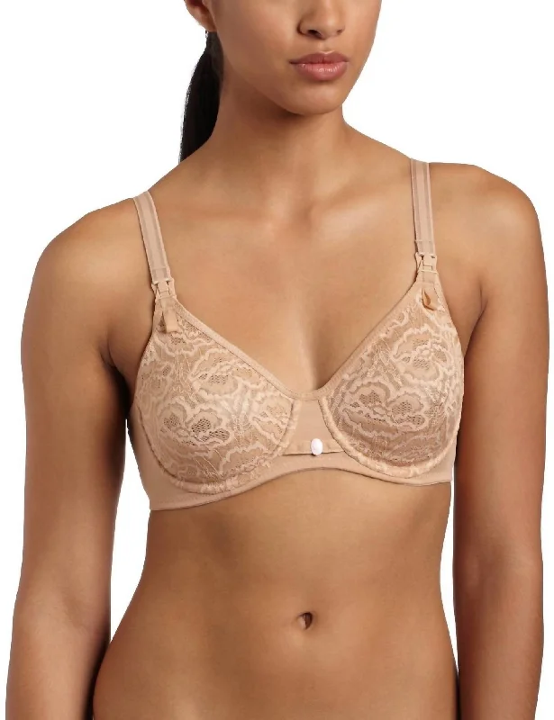 Comfortable Cotton Lingerie for WomenComfortable Cotton Lingerie for WomenUnderwire Nursing Bra In Skin