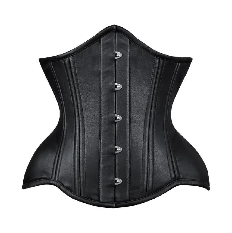 Posture - correcting bustiers for better spinal alignmentRinnaa New Curvy Waist Trainer in Genuine Sheep Napa Leather Posture - correcting bustiers for better spinal alignmentRinnaa New Curvy Waist Trainer in Genuine Sheep Napa Leather