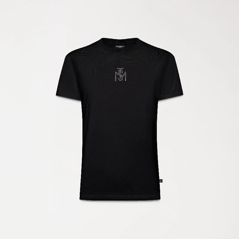 Women's ZARA t shirt SHINE T-SHIRT BLACK