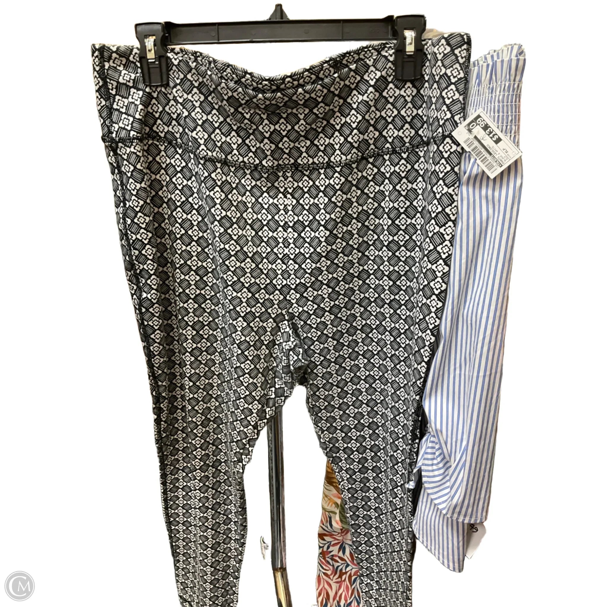 Women's formal - wear tight trousers Pants Leggings By Talbots In Black & White, Size: Xlp Women's formal - wear tight trousers Pants Leggings By Talbots In Black & White, Size: Xlp