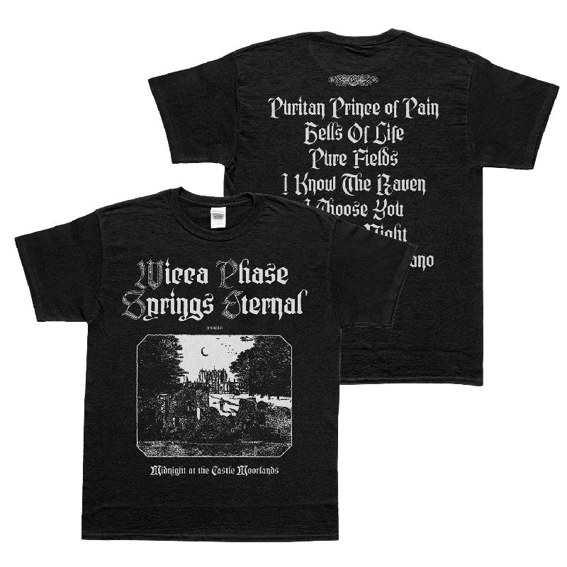 Women's black t shirt Wicca Phase Springs Eternal - Castle Moorlands Shirt