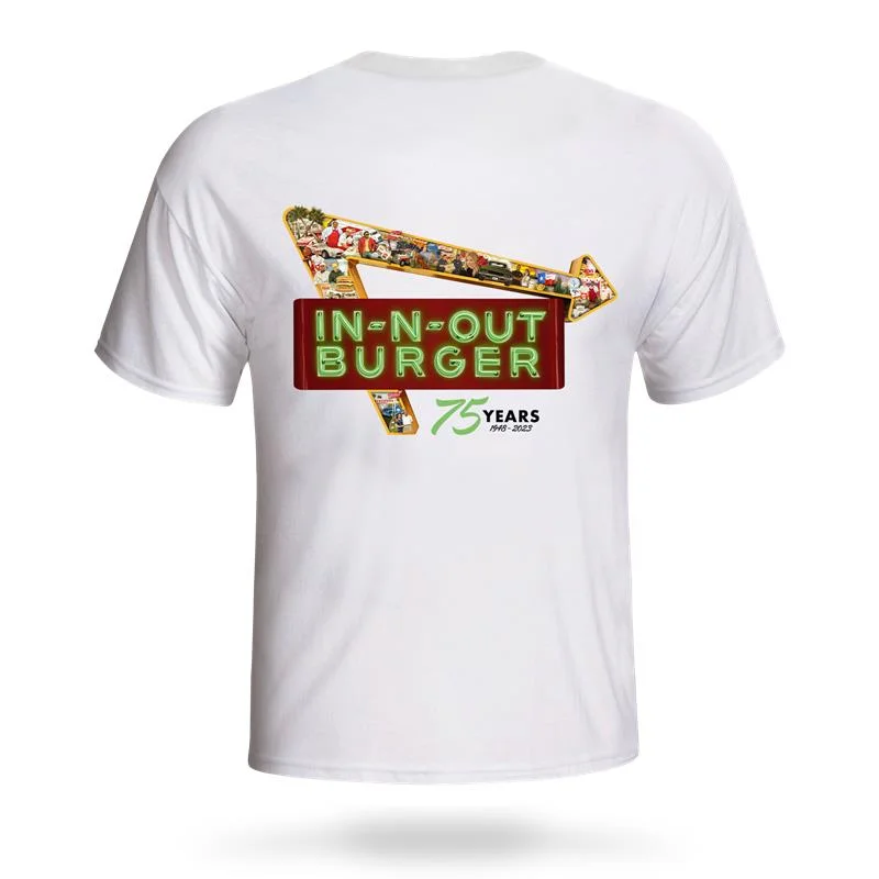Women's activewear t shirt 2024 75th Anniversary White